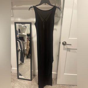 Long black dress